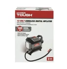Hyper Tough 12V Cordless Portable Tire Inflator Air Pump W/digital Lcd Gauge New. Price: $39.97.