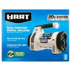 Hart HPIF50 20V Cordless Dual Function Digital Inflator, Portable Tire Pump New. Price: $49.99.