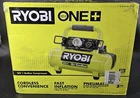 Ryobi Air Compressor 18 Volt One+ Cordless Gallon Model P739 (tool Only) New. Price: $148.95.