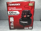 Husky 3 Gal 120PSI Portable Electric Oil-free Light Duty Pancake Air Compressor Used. Price: $38.99.