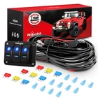Nilight 16AWG Led Bar Wiring Harness Kit 12V On/off 3 Gang New. Price: $79.99.