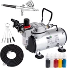 Timbertech Airbrush Kit With Compressor AS18-2K Basic Start Hose, New. Price: $123.40.