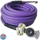 Furesn Truck Tire Inflator Kit, 3/8 X 50 Ft Hybrid Air Hose With Glad Hand New. Price: $53.99.