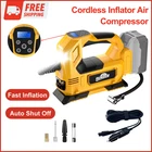 Cordless Tire Inflator Air Compressor For Dewalt 20V Max Battery 150PSI Portable New. Price: $47.15.