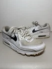 Nike Air Max 90 Women Size White Black Swoosh Athletic Shoes DH8010-101 Pre-owned. Price: $12.95.