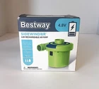 Bestway Sidewinder 4.8V Green Rechargeable Electric Air Pump 4.09 Tall 62239E New. Price: $14.99.