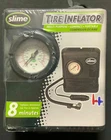 New Slime 02 12V Tire Inflator Portable Air Compressor. Price: $20.00.