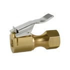 Brass Locking Air Chuck - Heavy Duty Tire Inflator With 1/4 Inc... New. Price: $13.07.