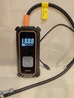 Olarhike Cordless Tire Inflator Portable Air Compressor, 150PSI Dual Power Used. Price: $14.99.