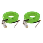 2 Pcs Of Glad Hand Air Hose Inflator Kit 3/8" X 50 Ft W/ Dual Foot Chuck 300 Ps New. Price: $51.75.