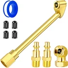 2 Way Connection Air Chuck Set - 1/4 Inch Female Npt Closed Ball Heavy Duty Dual New. Price: $13.04.