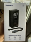 Syncwire SW2002 Portable Battery Air Compressor 150 Psi Tankless Oil-free Black New. Price: $19.00.
