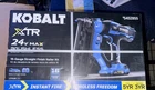 New Kobalt Xtr 24V Brushless 16GA Finish Nailer Charger And Batteries. Price: $171.00.