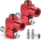 2-PACKS 1/4" Npt 360 Degree Swivel Air Hose Fittings, No Leakage Connec New. Price: $22.25.