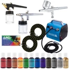 Pro Cake Decorating System 3 Airbrush Kit 12 Food Coloring Set Compressor New. Price: $169.99.