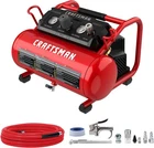 Craftsman 2.0 Gallon Portable Hot Dog Air Compressor, 1/3HP Max 125 Psi Oil-free New. Price: $140.00.