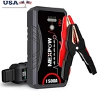 1500A Car Jump Starter Portable Power Bank Usb Led Flashlight Vehicles New. Price: $106.38.