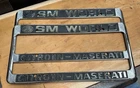 Rare Nos 1970 Sm World Citroen Maserati License Frame Set 1971 1972 1973 New. Price: $169.99.