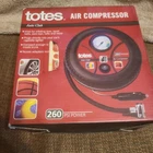 Totes Auto Club Portable Tire Air Compressor 260 Psi Tested Mib New. Price: $32.99.