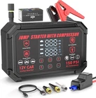 Starter With Air Compressor 4000A Peak Portable Car Battery Jumper New. Price: $133.89.