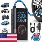 Qyqboon Tire Inflator Portable Air Compressor Cordless Mini Pump New. Price: $34.57.