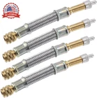 Autohaux 4PCS 103MM 4.06'' Tire Valve Stem Extension Inflator Extender Hose Un New. Price: $25.05.