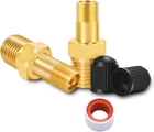 1/8" Npt Tank Valve, Anti-corrosion Brass Schrader With Male New. Price: $13.99.