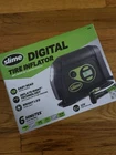 Slime 12V Digital Tire Inflator, Inflates Standard Mid-sized Car New. Price: $25.00.