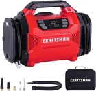 Craftsman Dual Power Tire Inflator Portable Air Compressor, 12V Dc Car Plug & New. Price: $120.99.