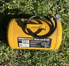 Central Pneumatic 5 Gal Portable Steel Oil-less Air Tank Yellow W/ Gauge Used. Price: $58.00.
