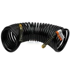 1/4 X 25 Ft Recoil Air Hose Coiled Black Nylon 200 Psi Spring Durable Ends New. Price: $10.97.