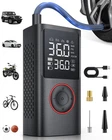 Powools Tire Inflator Portable Air Compressor, 150 Standard Capacity, Black New. Price: $56.13.