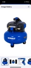 Kobalt 6-GALLON Portable Electric 175 Psi Pancake Air Compressor 0210644 New. Price: $110.00.