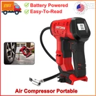 Craftsman V20 Air Compressor Portable, Cordless Tire Inflator, Up 150 Psi New. Price: $48.64.
