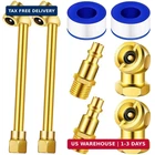 Frienda 8 Pcs Air 1/4 Inch 2 Way Connection Closed Ball Tire Chucks Dual New. Price: $16.19.