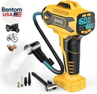 Cordless Tire Inflator Air Compressor Compatible With Dewalt 20V Battery, 160PSI New. Price: $66.28.