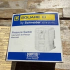 Square By Schneider Electric 9013FHG59J59X Pressure Switch Nos New. Price: $25.00.