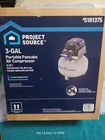 Project Source 3-GALLONS Portable 110 Psi Pancake Air Compressor New. Price: $56.00.