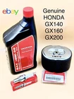 Genuine Oem Honda Engine Maintenance Kit GX160 GX200 Air Filter Spark Plug Oil New. Price: $34.99.