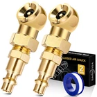 Sardvisa 2-PACKS Portable Air Chucks, Solid Metal Coppersurfaced Quick Plug New. Price: $9.53.