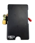 Air Compressor Pressure Switch 4 Ports W/unloader 90 Degree Angle 95-125 Psi New. Price: $29.99.