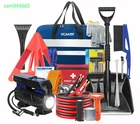 Car Emergency Kit W/digital Air Compressor, First Aid, Jumper Cables & Shovel New. Price: $99.99.