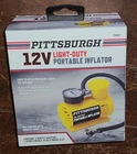Pittsburgh 12V Light Duty Portable Inflator W/easy Read Pressure Guage #70047 New. Price: $16.33.