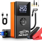 Jump Starter With Air Compressor, 8000A 180PSI, Portable Car Battery New. Price: $69.32.