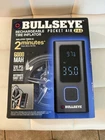 Bullseye Pocket Air Pro Rechargeable Tire Inflator W/ Power Bank Feature New. Price: $26.00.