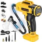 Portable Tire Inflator Air Compressor Compatible With Dewalt 20V Battery, Dc 12V New. Price: $48.00.