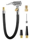 Lumiteco Quick Connect Tire Chuck Hose, Valve 11'' Set, Silver New. Price: $14.45.