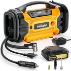 Portable Air Compressor Tire Inflator 160PSI Dual Motors Auto Shutoff Nilight New. Price: $179.99.