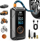 New Portable Tire Inflator Air Compressor Cordless Dc 150 Psi Fast Shipping. Price: $29.63.