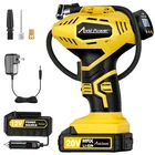 Avid Power Cordless Tire Inflator Portable Air Compressor, 20V Yellow New. Price: $80.99.
